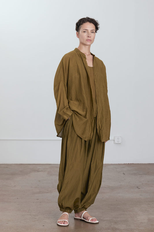 SQUARE SHIRTS / DK. OLIVE