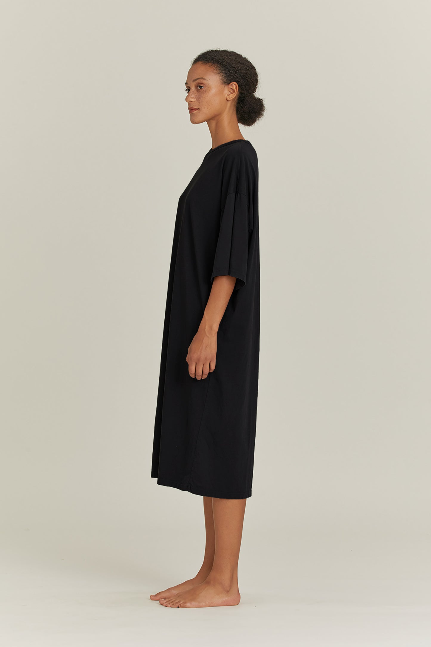 ONLINE EXCLUSIVE ORGANIC DRESS / BLACK