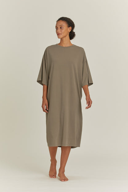 ONLINE EXCLUSIVE ORGANIC DRESS / STONE