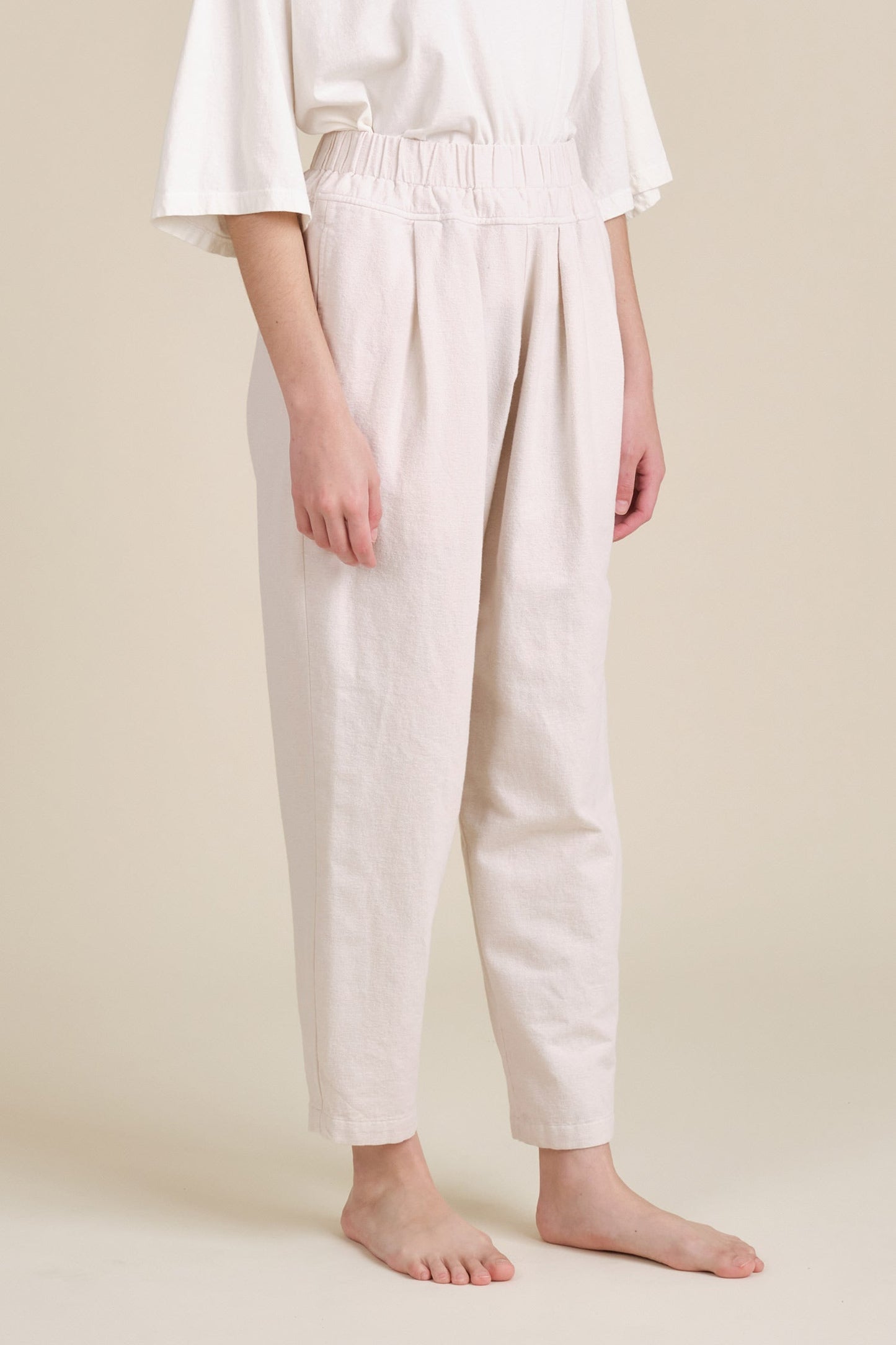 カーペンターパンツ（フランネル）/クリーム