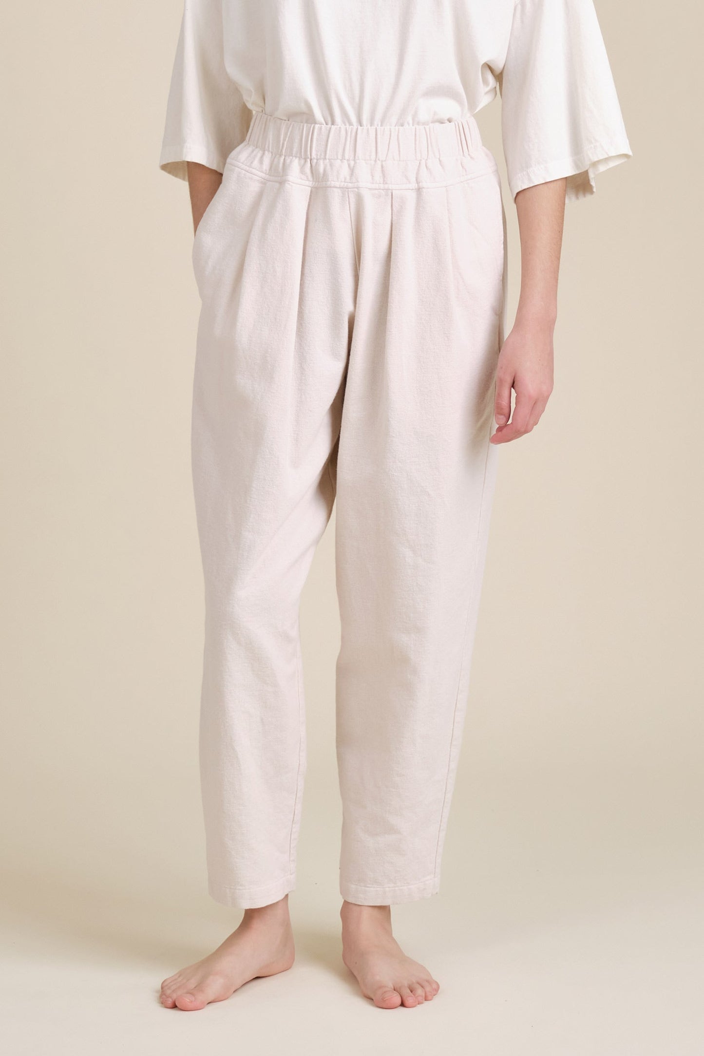 カーペンターパンツ（フランネル）/クリーム