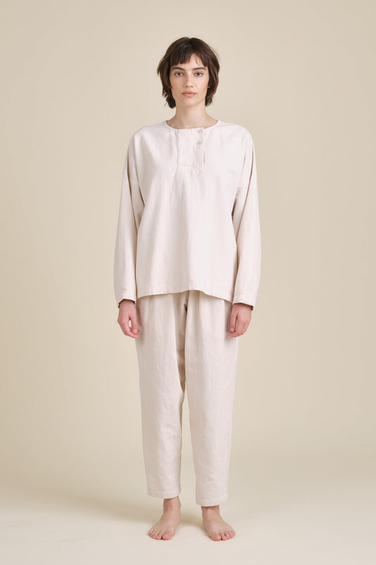 カーペンターパンツ（フランネル）/クリーム