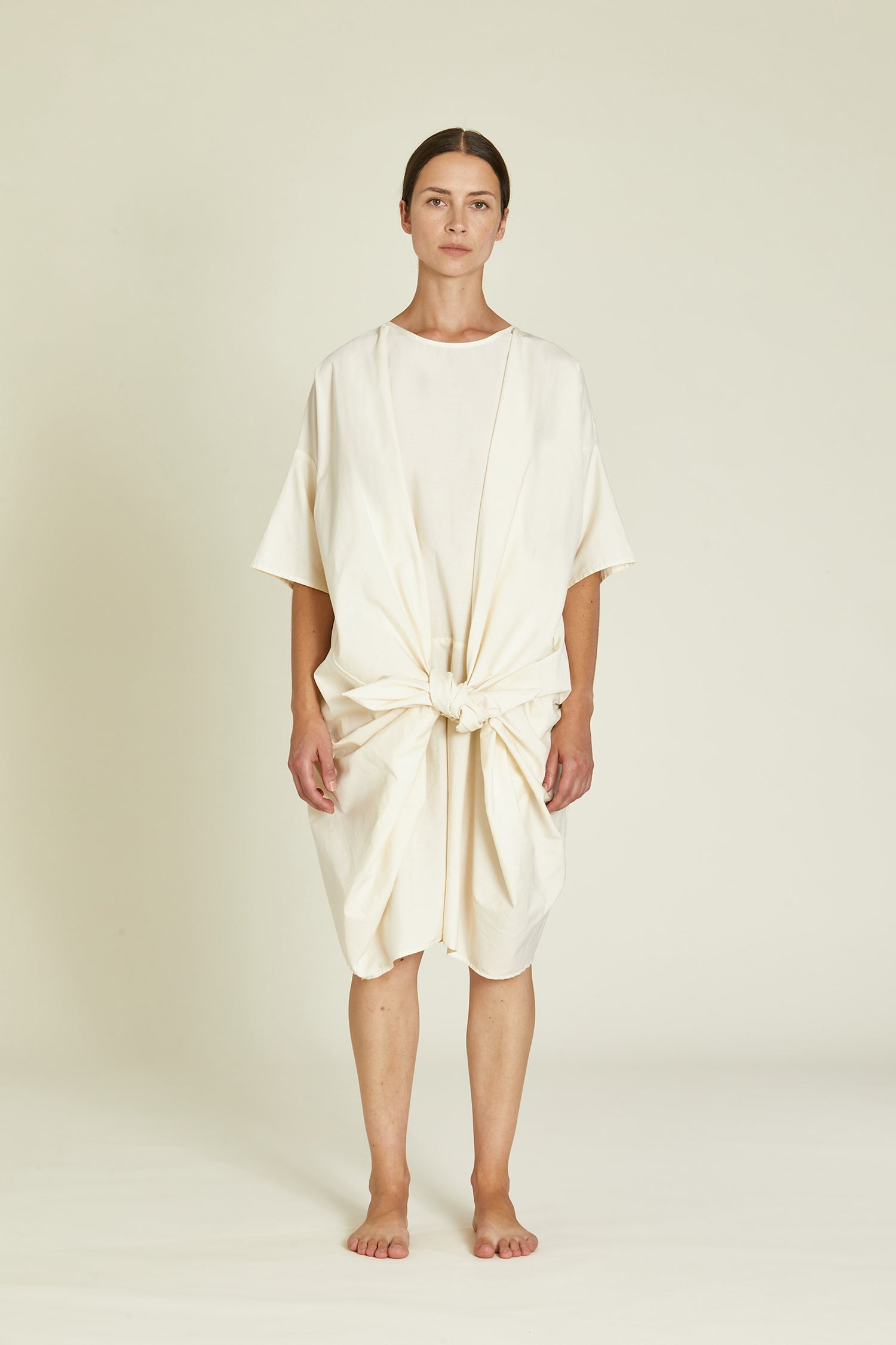 Myrtle Dress with Necklace - Crane